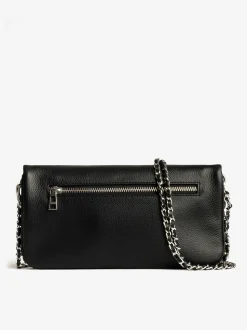 Fashion Zadig & Voltaire Rock Swing Your Wings ClutchICONIC Blacksilver